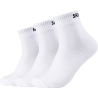SKECHERS Unisex Socken, Mesh Ventilation Weiß 35-38