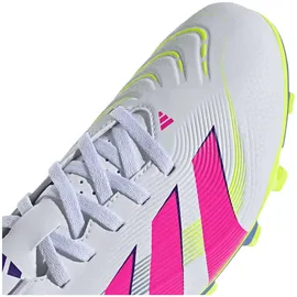 adidas Predator Club FG/MG Herren cloud white/lucid pink/lucid lemon 45 1/3