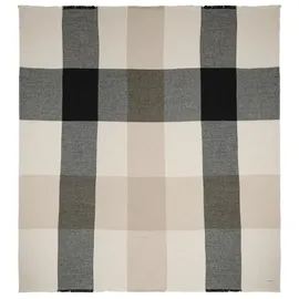 Marc O'Polo Erlend Plaid 200 x 200 cm Beige/Schwarz