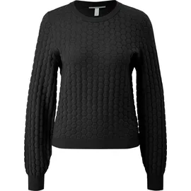 QS Strickpullover schwarz M