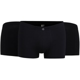 Bugatti Herren Shorts, Vorteilspack - FLEXCITY, Boxer Briefs, Pants, Stretch Cotton Schwarz XL