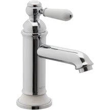 PaulGurkes Waschtischarmatur Retro Nostalgie weiß chrom Wasserhahn
