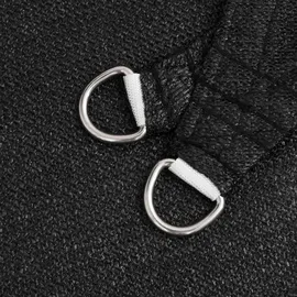 vidaXL Sonnensegel 160 g/m2 Schwarz 3/4x2 m HDPE