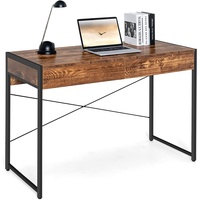 Schreibtisch Computertisch Bürotisch PC Tisch Arbeitstisch mit 2 Schubladen