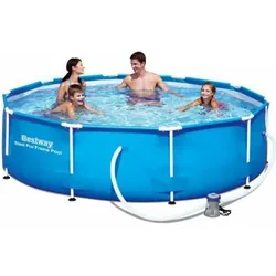 Bestway Steifes Erwachsenenpool mit Filter 305x76 cm Garten 56679