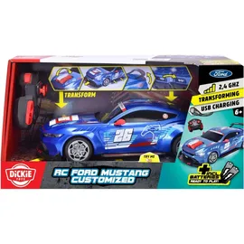 DICKIE RC-Auto Ford Mustang Customized 2,4GHz RTR blau (201105014)