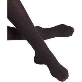 Falke Strumpfhose Family Rib 1 Paar Schwarz 38-40