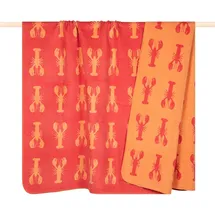 PAD Lobster Kuscheldecke 150 x 200 cm Rot/Rosa