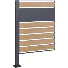 Estexo Mülltonnenbox 120 cm braun