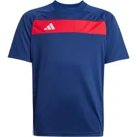adidas Tiro 25 Essentials Fußballtrikot Blau/Rot 164