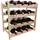 Relaxdays Weinregal 45 x 42 x 45 cm Natur