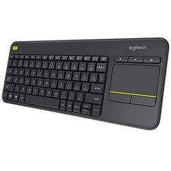 Logitech K400 Plus Tastatur kabellos schwarz
