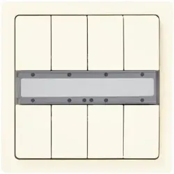 Siemens 5WG12872DB12 Taster 4-fach ohne Status-LED, titanweiß