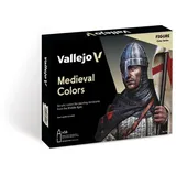 Acrylicos Vallejo Model Color Set 16 St. Medieval Colors