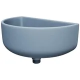 VARILE Waschbecken Ausgussbecken aus Kunststoff mit Zubehör grau