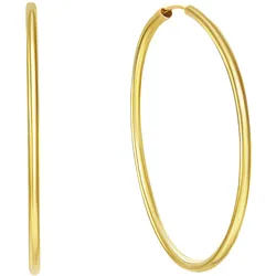 Paar Creolen FIRETTI "Schmuck Geschenk Gold 333 Ohrschmuck glänzend, verschiedene Größen" Gr. 13, gold (gelbgoldfarben), Ohrringe, Damen, 13, Gelbgold 333