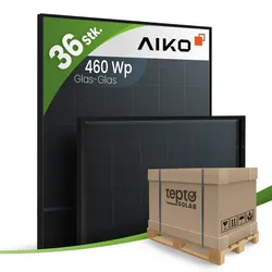 Aiko 460Wp A-MAH54Db N-Type ABC Neostar 2S+ Gen. 2 Glas-Glas Fullblack (Palette)