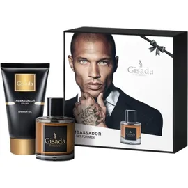 Gisada Ambassador Men Eau de Parfum 50 ml + Shower Gel 100 ml Geschenkset
