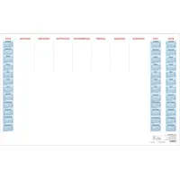 Zettler Schreibunterlage ohne Schutzleiste 2026 – Schreibtischunterlage 60 ×