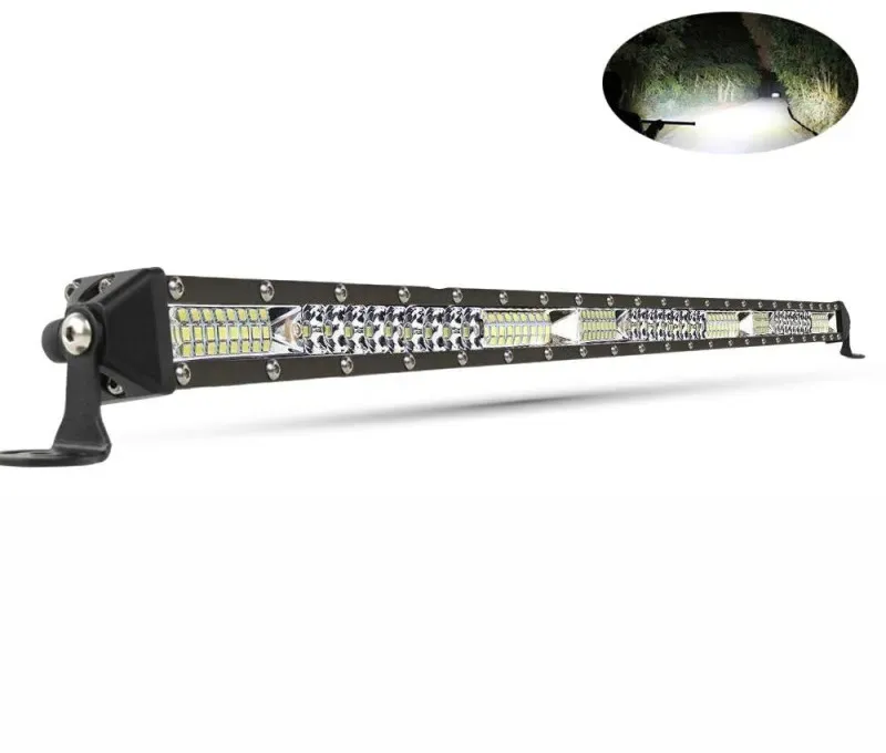 78 cm LED-Lichtbalken, 13.500 lm, 270 W, ultradünn, 12–24 V, kombiniert (Combo) – Breit- und Spotlicht