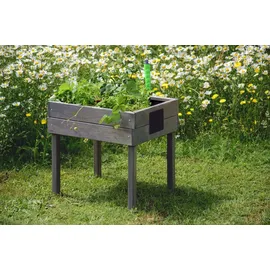 Dobar Kinderhochbeet 50 x 40 x 45 cm grau