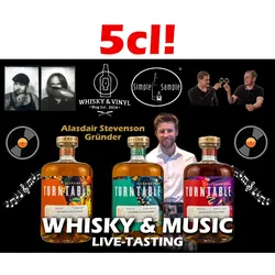 Turntable Whisky - Whisky & Music Live-Tasting mit Whisky & Vinyl und Alasdair Stevenson