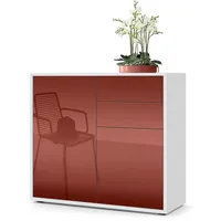 Vladon Kommode, Bordeaux, 79x74x36 cm, Wohnzimmer, Kommoden & Sideboards,