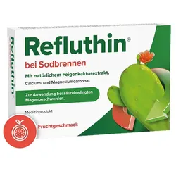 Refluthin bei Sodbrennen Frucht Kautabletten 48 St.