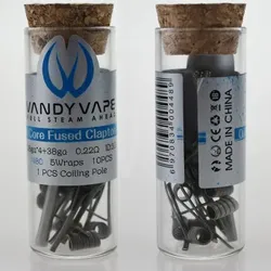 VandyVape Quad Core Fused Clapton Coil (10pcs) Flasche