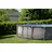Pool rund 457 x 106 cm braun