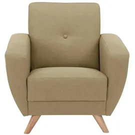 Max Winzer Sessel Jerry Flachgewebe 83 x 85 x 0 cm Beige