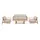 BIZZOTTO Baltic Loungeset beige