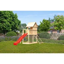Karibu Spielhaus Frieda 107 x 291 x 107 cm Natur