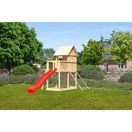 Karibu Spielhaus Frieda 107 x 291 x 107 cm Natur
