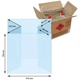 TransPak Seitenfaltensack Maße (B+SFxL) 570+370x730mm S.150μ LPDE transparent