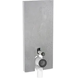 Geberit Monolith Stand-WC-Modul 131033JV5 Bauhöhe 114cm, Front betonoptik, Seite aluminium