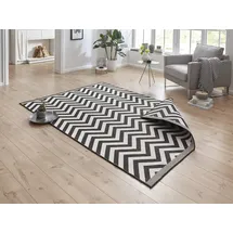 Northrugs Palma Wendeteppich 200 x 290 cm schwarz