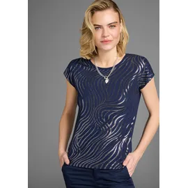 LAURA SCOTT Rundhalsshirt Blau 36