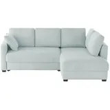 bobb Ecksofa mit Boxspringpolsterung Lisa de Luxe ¦ blau ¦ Maße (cm): B: 235 H: 90 T: 184.0