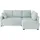 bobb Ecksofa mit Boxspringpolsterung Lisa de Luxe ¦ blau ¦ Maße (cm): B: 235 H: 90 T: 184.0