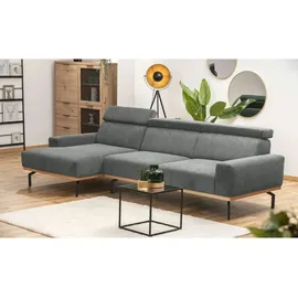 Max Winzer Ecksofa Emmi 280 x 92 x 0 cm Schwarz