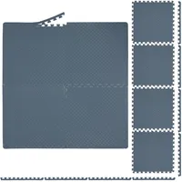 Relaxdays 24 x Bodenschutzmatte, grau