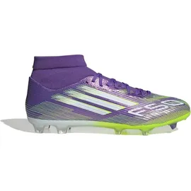 adidas F50 League Mid FG/MG Purple Rush / Cloud White / Lucid Lemon 48 2/3