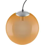 LEDVANCE Vintage 1906 Deckenleuchte mit E27 Sockel, Oranges Glas, Ohne Leuchtmittel, Bubble Pendant