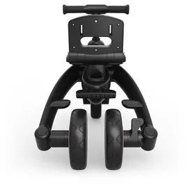 Kinderkraft JAZZ 3 Dreirad faltbar ab ca. 9 Monaten bis 25 kg, 360° drehbarer Sitz, Halbliegeposition vorwärts/rückwärts, UPF 50+ Verdeck wasserabweisend, Freilauf & Lenkermodus, kompakt faltbar, Rosa