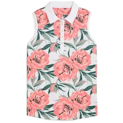 Puma Golf B Game Damen Polo ärmellos Blumen