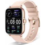 Smartwatch, Fitness Tracker Damen Herren Uhren Watch für Android IOS, Smartwatch (Fitness Tracker Uhr 1.69" HD Voll Touchscreen