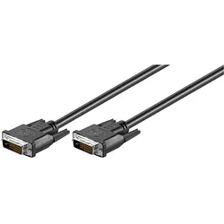 Goobay DVI-D auf DVI-D - Videokabel |  Schwarz - Neu