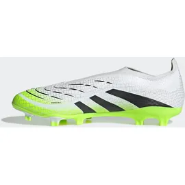 adidas Predator League Laceless Firm/Multi-Ground Herren Cloud White/Core Black/Lucid Lemon 47 1/3