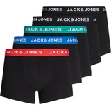 JACK & JONES Trunks blue/electric blue lemonade M 5er Pack